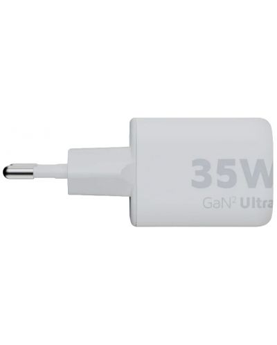 Зарядно устройство Xtorm - GaN2 Ultra, USB-A/C, 35W, бяло - 3